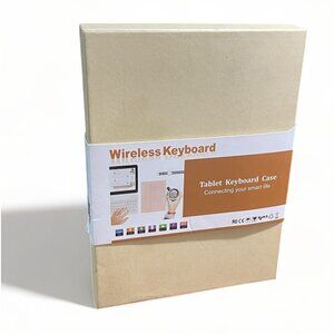 Keyboard Case for Apple iPad 2022 10.9, Wireless, USB Charging Cable, Open Box